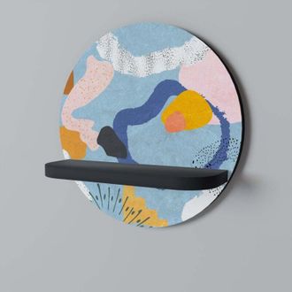 OEM Estante Redondo Dreamy Swirls Negro