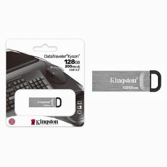 Trade Shop Trade Shop - Pendrive Kingston Usb 3.2 Datatraveler Kyson 128gb Metal 200mb / S Dtkn / 128gb
