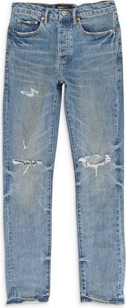 Purple VINTAGE AGED BLOWOUT Indigo SKINNY JEANS
