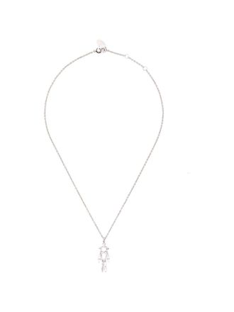 Vivienne Westwood Silver-tone Chain Necklace with Robot Pendant