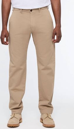 C.O.F. STUDIO Officer Double Twisted Twill Pants In Beige