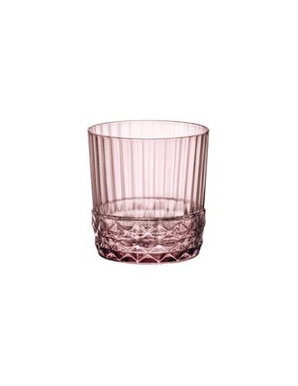 Bormioli Rocco Lot 6 Gobelets Bas 38 Cl Lilas Rose - Americas 20 - Bormioli