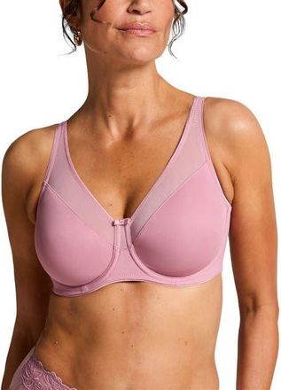 Hunkem&ouml;ller Nina Non-Padded Underwired Minimizer Bra in Lilas at Nordstrom, Size 38Ddd