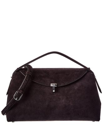 Toteme Toteme T-Lock Suede Top Handle Satchel