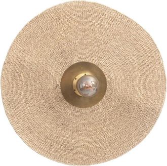 Bazar Bizar Aplique de hierba y hierro oro natural