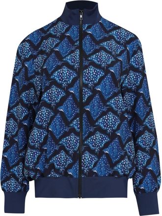 Lygia & Nanny Bomber con stampa - Blu