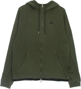 Nike Jordan Essentials Zip Hoodie Warmup Jacket - Heren - Sportshirts - Groen - L - Katoen - Fitness