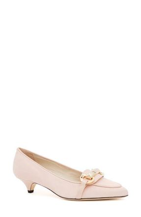 Amalfi By Rangoni Astarte Pointed Toe Kitten Heel Pump in Powder Cashmere at Nordstrom, Size 6.5