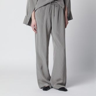 R&oacute;he Light grey wide striped trousers