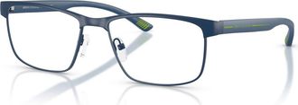 A|X Armani Exchange 56mm Rectangle optical glasses in Blue at Nordstrom