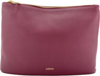 Loewe Wine Clutch Bag Pouch (Pre-Owned)