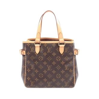 Louis Vuitton Pre-owned Handbags, female, Brown, Size: ONE SIZE Pre-owned Batignolles Monogram Coated Canvas Handbag