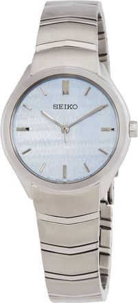 Seiko Discover More Quartz Blue Dial Ladies Watch SUR549P1