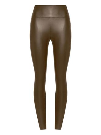 Wolford faux-leather leggings - Brown