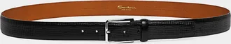 Santoni Adjustable Leather Belt