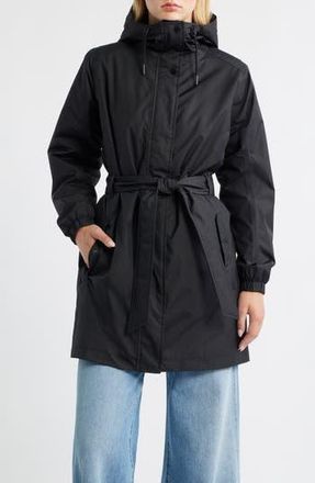 Helly Hansen Classic Insulated Trench Coat in Black at Nordstrom Rack, Size X-Large