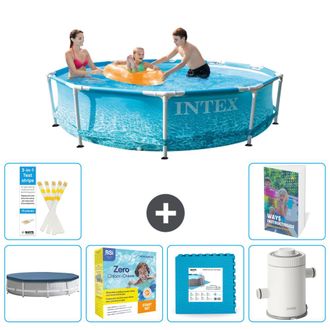 Intex Piscina Con Estructura Redonda - 305x76 Cm - 7-piezas S102
