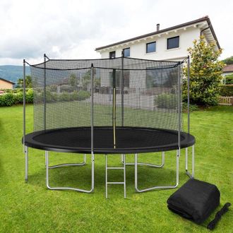 OEM Red De Seguridad Para Trampol&iacute;n, Fabricada En Pe, Pieza De Repuesto Para Red Flexible De Trampol&iacute;n, Para Trampolines Redondos De 6 Postes -crezuo