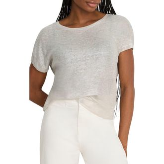 Nic+Zoe Glazed Featherknit Sweater in Cobblestone at Nordstrom, Size Xx-Large