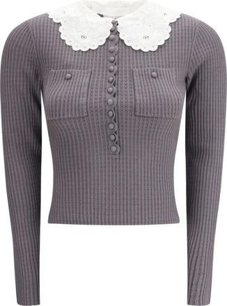 Self Portrait Donna, Maglie, Grigio, M, new