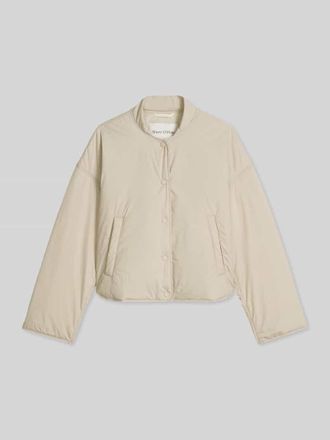 Marc O'Polo Comfort Fit Blouson aus Satin in Sand, Gr&ouml;&szlig;e 34