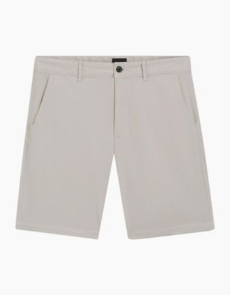 HUGO BOSS Mens BOSS Orange Chino Slim Shorts 070 Open Grey - Size: 32/36