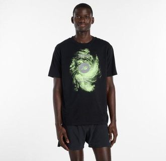 New Balance Hombre Vortex Performance T-Shirt en Negro, Poli&eacute;ster, Talla 2XL