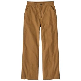 Patagonia Point Reyes Canvas Wide Leg Pants Freizeithose f&uuml;r Damen | braun
