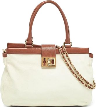 Tory Burch Borsa tote con catena Pre-owned - Toni neutri