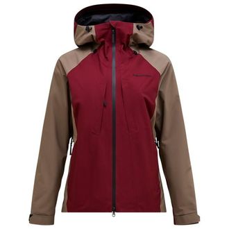 Peak Performance Insulated 2L Ski Jacket Skijacke f&uuml;r Damen | rot