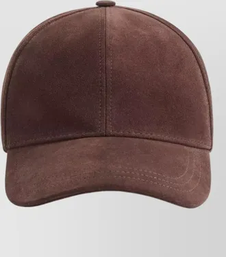 Valentino Garavani suede leather baseball cap