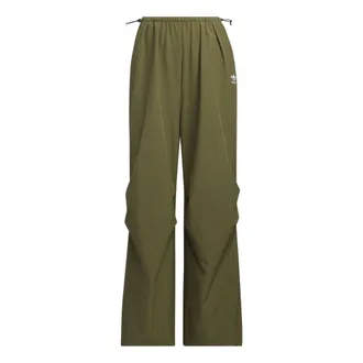 adidas (WMNS) adidas Originals Oversized Pants Olive Green IY9498