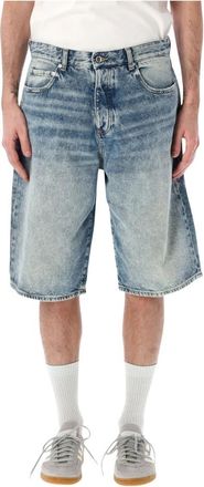 Icon Denim Los Angeles Ned Baggy Short - Heren - Denim shorts - Blauw - W31 - Denim - Korte Broeken