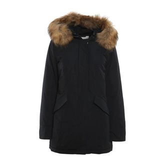 Woolrich Faux Fur & Shearling Jackets, female, Blue, Size: XS Milky Cream Shearling Jacket