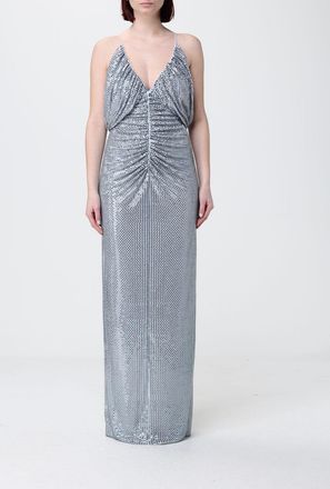 Self Portrait Abito lungo Self-Portrait con strass