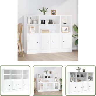 vidaXL vidaXL Credenze moderne - Credenze 3 pz Bianche in Legno Multistrato