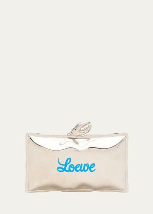 Loewe Claw-Embellished Minaudiere Clutch Bag
