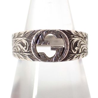 Gucci Silver Sterling Silver 925 Band Ring (Pre-Owned)