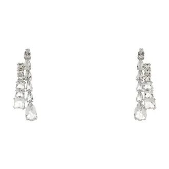 Swarovski Earrings, female, Gray, Size: ONE SIZE Matrix Drop Earrings