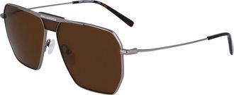 Karl Lagerfeld KL350S N 042 Mens Sunglasses Silver Size 58
