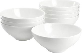 Gibson Home White Peninsula 8 Piece 6.5 Inch Bone China Cereal Bowl Set at Nordstrom