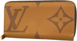 Louis Vuitton Pre-owned Wallets, female, Brown, Size: ONE SIZE Pre-owned Long wallet (bi-fold)