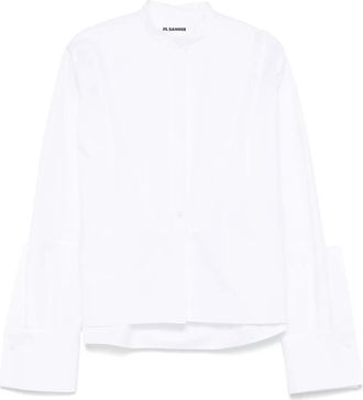 Jil Sander Camicia in cotone biologico - Bianco