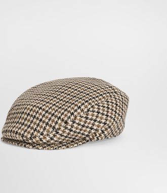 Dolce & Gabbana Houndstooth Wool Flat Cap - Man Hats And Gloves 59