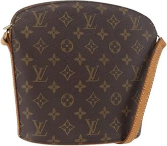 Louis Vuitton Pre-owned Cross Body Bags, female, Brown, Size: ONE SIZE Pre-owned Vintage Monogram Canvas Shoulder Bag