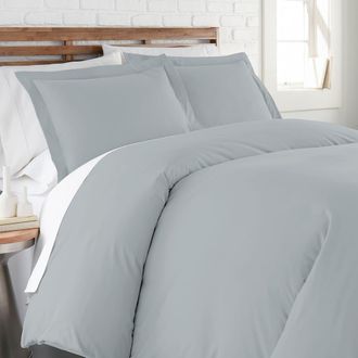 Southshore Fine Linens Ultra-Soft Microfiber Duvet Cover Set in Harbor Mist at Nordstrom Rack, Size King/california King