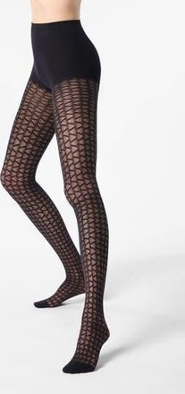Orobl&ugrave; Graphic Wave Tights in Black at Nordstrom Rack, Size Small/medium