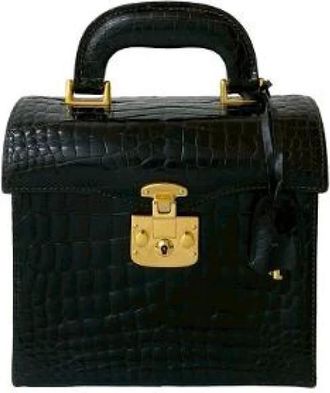 Gucci Pre-owned Handbags, female, Black, Size: ONE SIZE Pre-owned Vintage Handbag