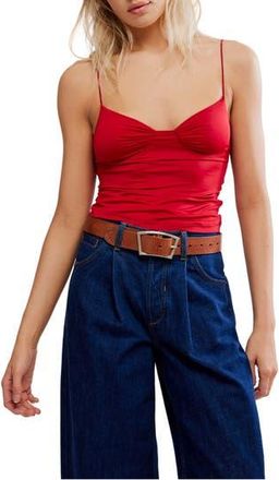 Free People My Way Triangle Camisole in Deep Cherry at Nordstrom Rack, Size X-Small