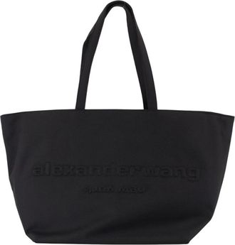 Alexander Wang Alexander Wang, Tote Bags, female, Black, Size: ONE SIZE Black Nylon Shopper Bag